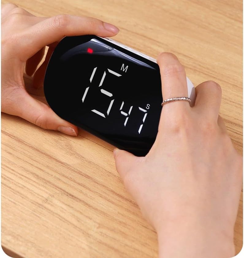 キッチンタイマー 電子カウントダウンタイマー 大画面ミュートマネージャー