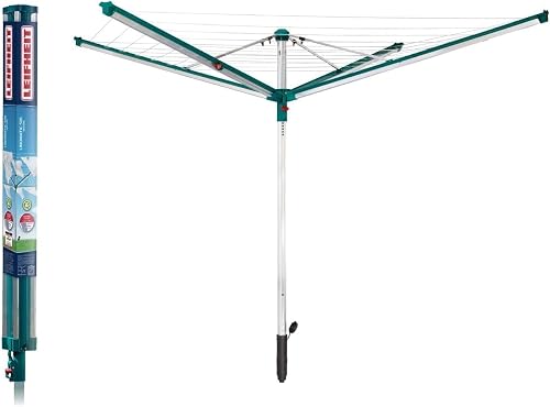 Leifheit Linomatic 500 Deluxe rotary clothes horse, rotar… - 1