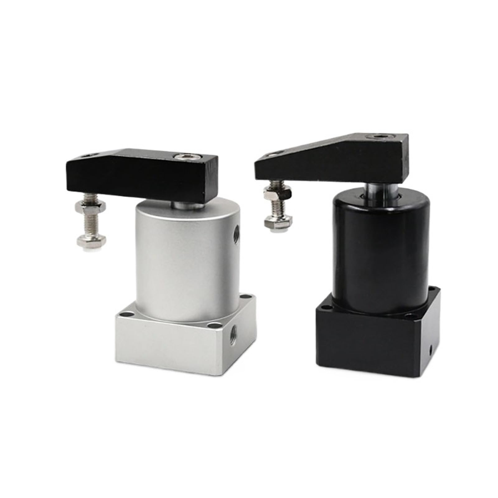 Cilindro de sujeción neumática de doble efecto con giro izquierdo y tamaño de 25X90mm