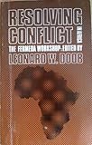 Resolving conflict in Africa;: The Fermeda workshop