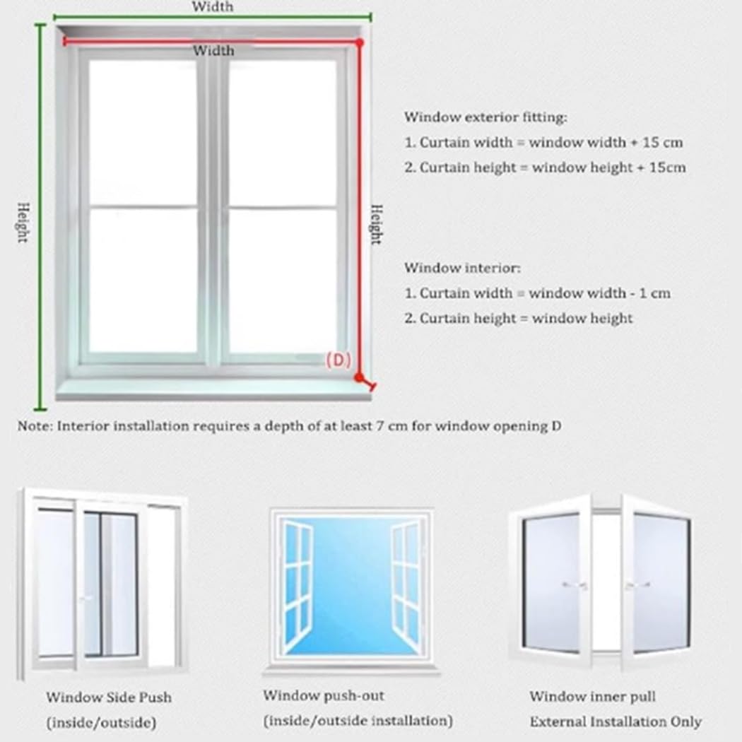 Bianco Finestra Veneziana in Alluminio, Oscurante in Alluminio, Protezione dalla luce e ai Raggi Solari, Per privacy, Kit di Montaggio Incluso, Personalizzabile (60×90cm)
