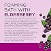 Dr Teal's Foaming Bath with Pure Epsom Salt, Black Elderberry with Vitamin D, 34 fl oz (Pack of 4)
