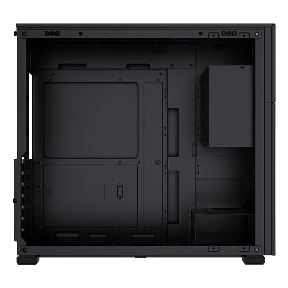 Caja PC SOBREMESA D41 STD SLIMBOOK | ATX/Micro ATX/Mini ITX | Pantalla Frontal | Vidrio Templado | Negra.