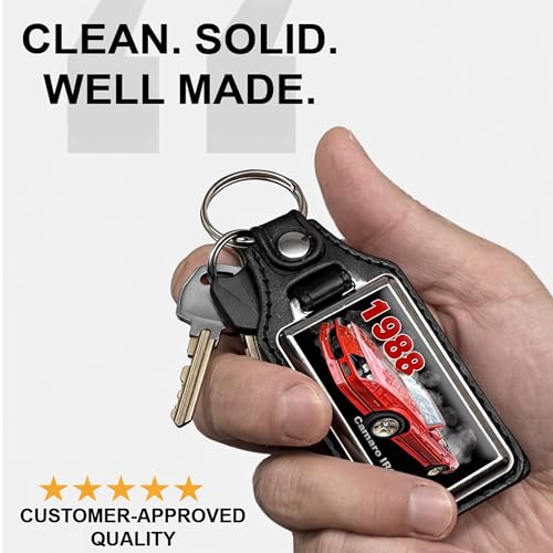 Image of Brotherhood Car Key Chain for Camaro - Classic Models Keychain for Men and Women Gift Key Ring - -