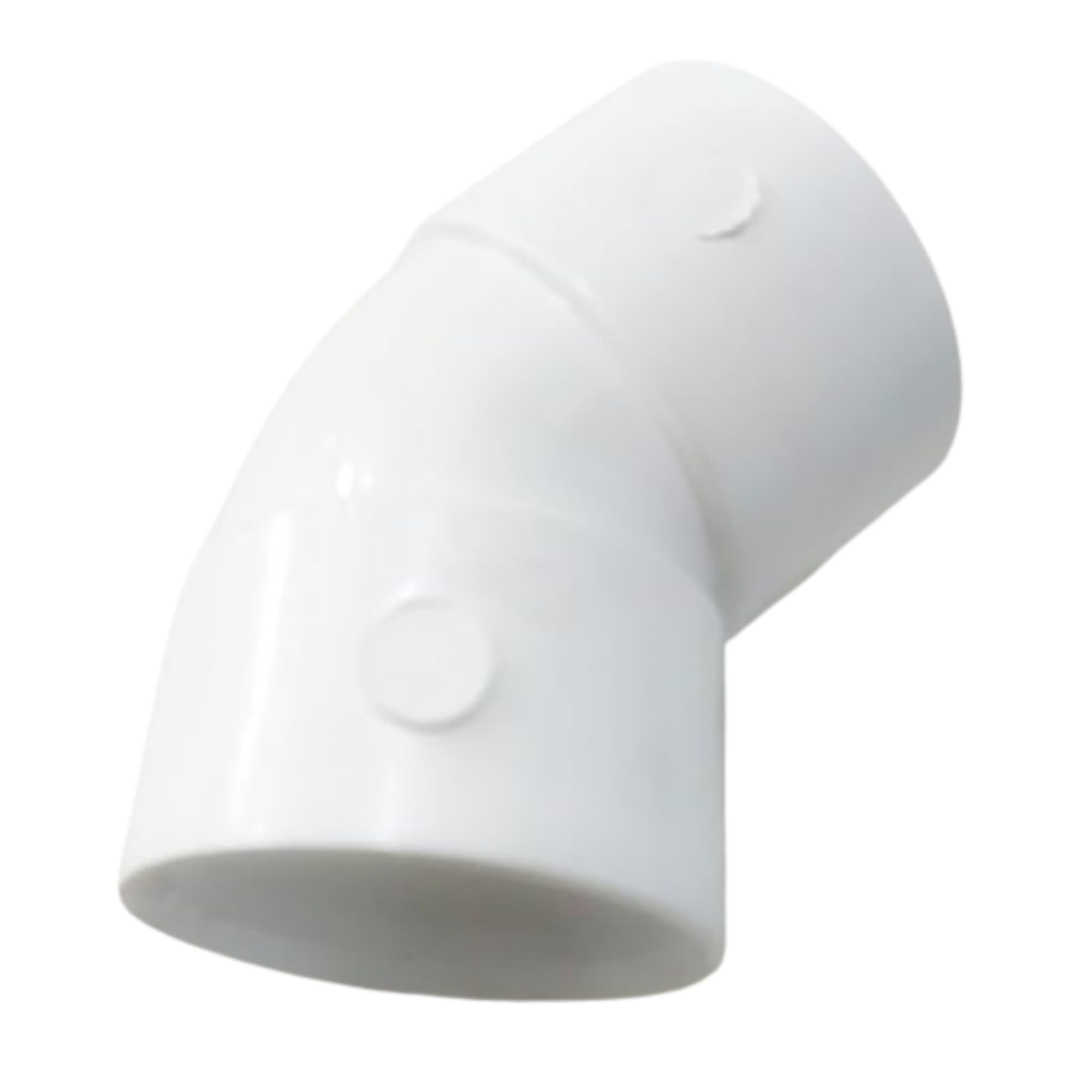 Shmox 40Mm White 45 Degree Solvent Weld Waste Obtuse Bend- (Pack Of 5)