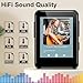 MP3 Music Player 32GB with Bluetooth, Portable Mini Music Player with 1.8 inch Screen, Speakers, FM Radio, Recorder, Up to 512GB, Black