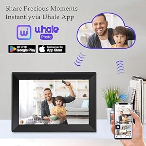 Uhale Slideshow Digital Picture Frame 10.1 Inch WiFi Touch Screen Digital Photo Frame, IPS HD Display Digital Frame,16GB Storage,Share Photos and Videos via App Gifts for Women、Men、Birthday、Family Uhale Slideshow Digital Picture Frame 101 Inch WiFi Touch Screen Digital Photo Frame IPS HD Display Digital Frame16GB StorageShare Photos and Videos via App Gifts for WomenMenBirthdayFamily