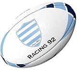 Mini Ballon de rugby Racing. Gilbert Mini Ballon de Rugby Racing 92 - Collection Officielle