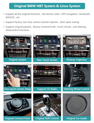 Ninetom 10,25" Pekskärm för BMW X3/X4 F25 F26 med CarPlay & Navigation