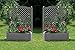 Produktbild KHW Pfanzkasten mit Spalier 100 cm, 2er Set, grau, 200x43x140 cm, 37022