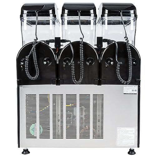 Omega OFS30 Commercial 1/2-Horsepower 980-Watt Granita Machine with 3 3-Gallon Bowls