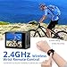 Dragon Touch 4K Action Camera 20MP Vision 3 Underwater Waterproof Camera 170° Wide Angle WiFi Sports Cam with Remote 2 Batteries and Mounting Accessories Kit