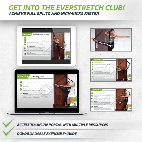 EverStretch Leg Stretcher: Get More Flexible With The Door Flexibility Trainer LITE Premium stretching equipment for ballet, dance, MMA, taekwondo & gymnastics. Your own portable stretch machine!