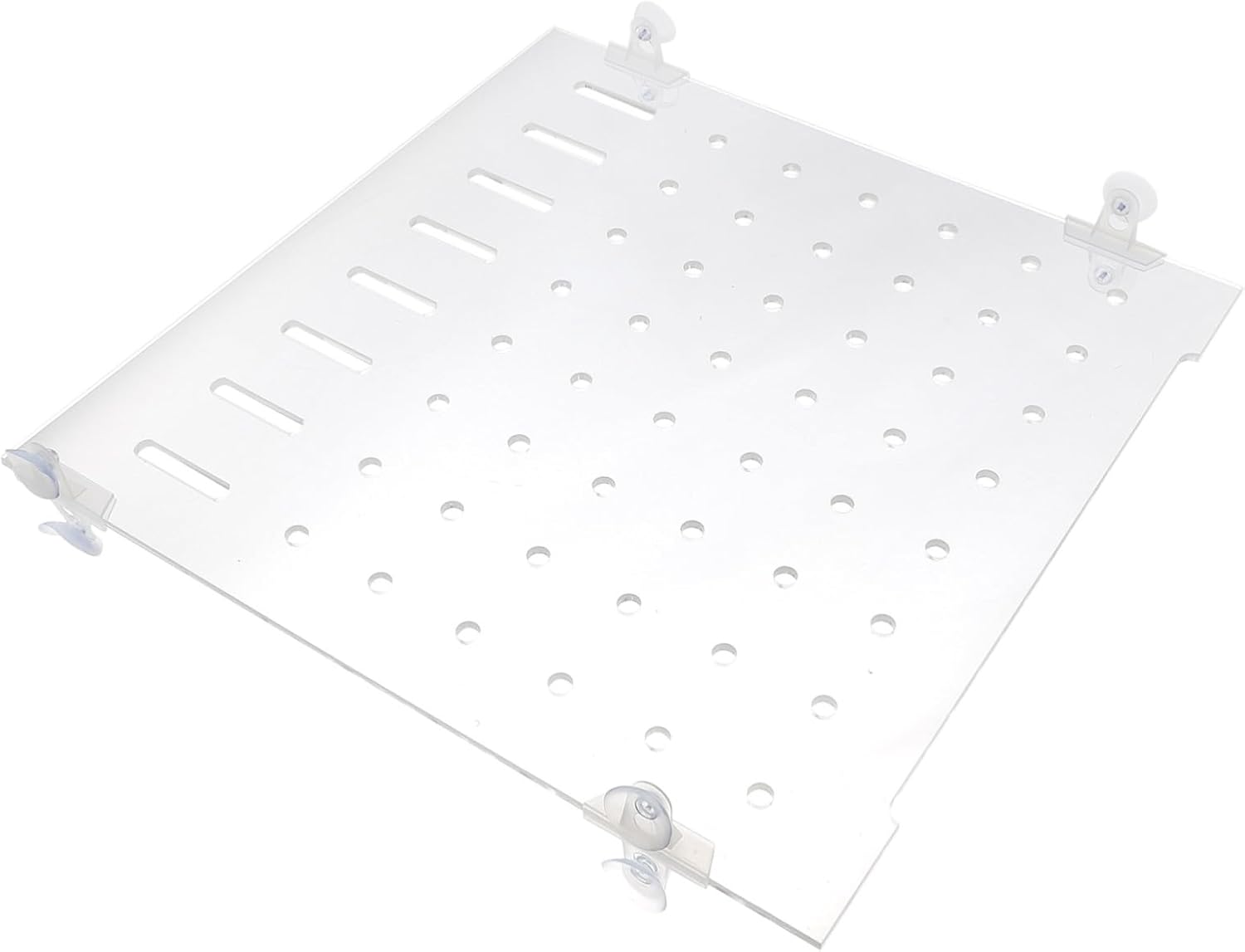 Mikikit 1set Aquarium Isolation Plate Fish Tank Divider Cups Safe for Breeding and Separating Aggressive Fish Easy Installation Thickness