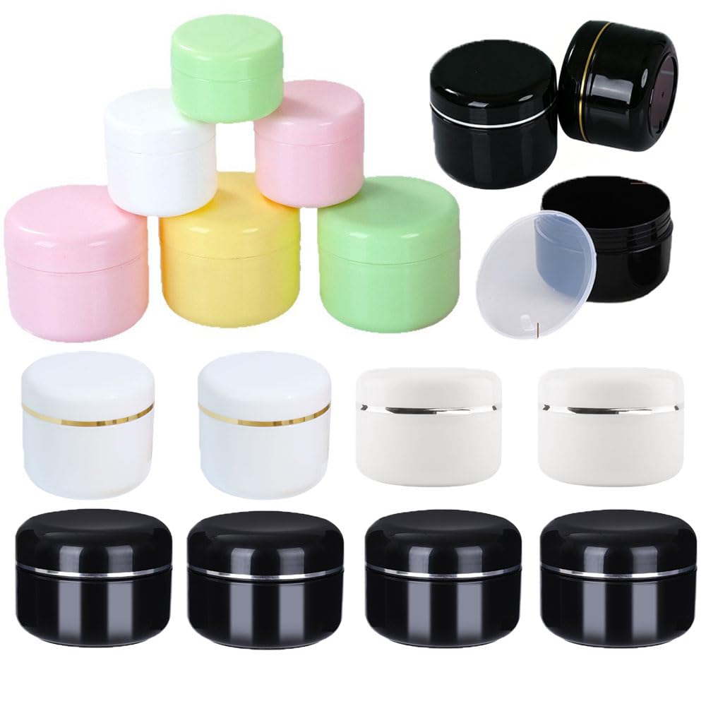 Flacons de lotion rechargeables et pots vides de crème visage 30g
