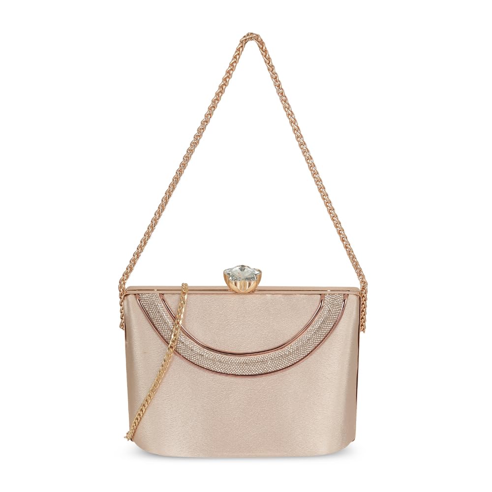 metro Women's Stylish Faux Leather Party Clutch-picture-12