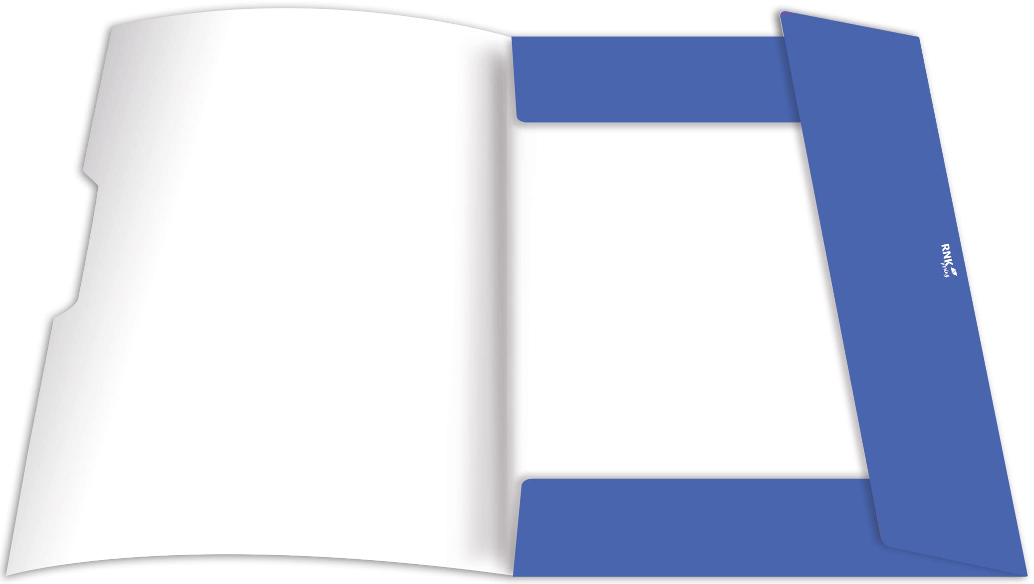 RNK Verlag 45335 - Cartella blu, 310 x 440 mm, DIN A3, con elastico, 1 pz.