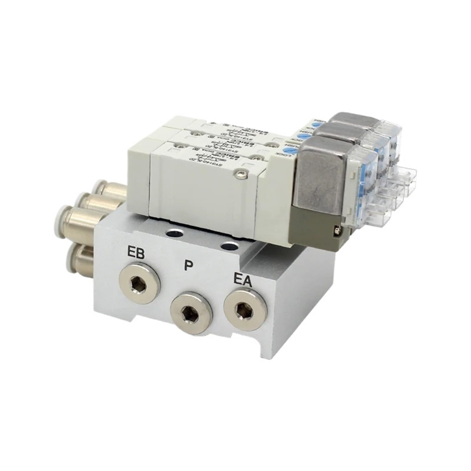 Électrovanne SY3140-6LZD 7 stations pour stopper les fuites d'air 4mm