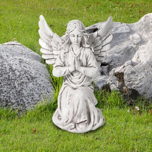 Statue d'ange en résine pour bénédictions extérieures et cour - 4