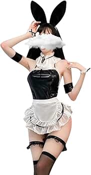 Amazon.co.jp: [みさ] セクシー バニーガール コスプレ衣装