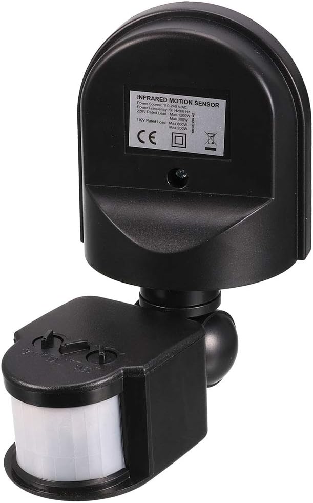 Sourcingmap Motion Sensor Switch AC 110V240V Outdoor Adjustable