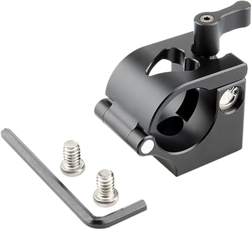 Miniatura 8 de NICEYRIG Abrazadera de varilla de 0.984 in con rosca de 1/4 3/8 para DJI Ronin M MX Freefly MOVI Gimbal Stabilizer System - 101