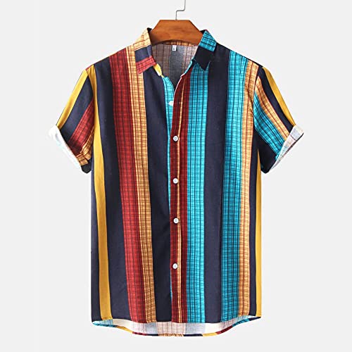 Chemises décontractées d'été imprimé tropical style vintage chic