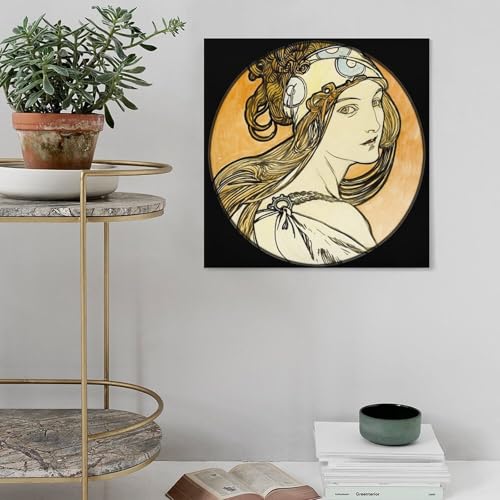 Impression sur toile Alphonse Mucha cadre décoration murale salon - 5