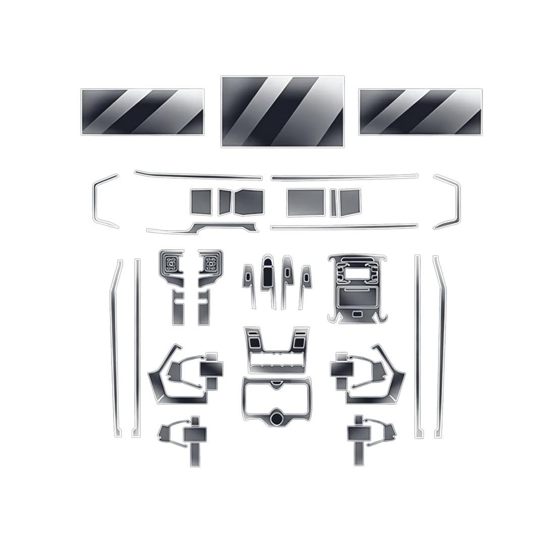 PPF film for car for BYD Equatio Leopard 5 2025, Transparent Center Console Interior TPU Film Interior Protection Film Sticker