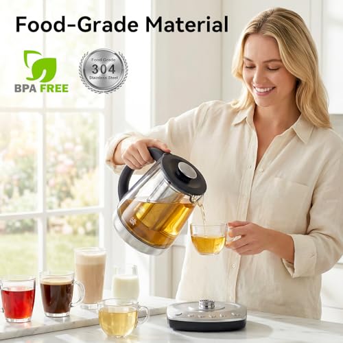 Hervidor Eléctrico con Infusor 1.5L Control Preciso miniatura 4