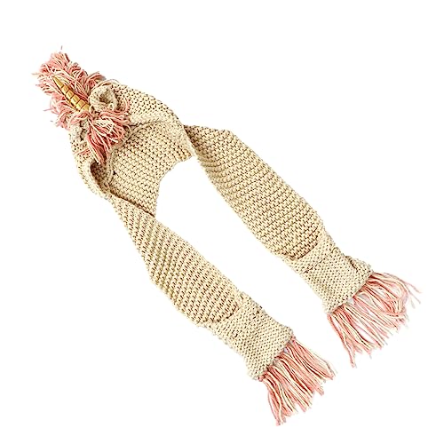 1pc Boys and Girls Hooded Hat Scarf Knitted Neck Warmer for Girls Boys Handmade Winter Accessory for Ages Keeps Ears Neck Warm Cold Weather