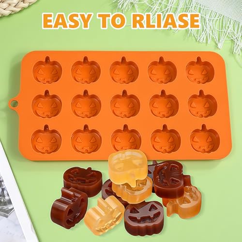 Pumpkin Silicone Moulds, Pumpkin Cake Molds Thanksgiving Halloween Thanksgiving Fall Autumn Baking Wax Melts Soap Making - Image 4
