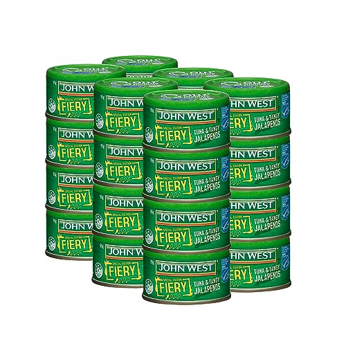 John West Fiery Tuna and Tangy Jalapeno 24 x 95 g