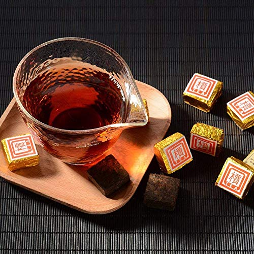 Miniatura 4 de Pu'er Xiaotuo Tea 2003 Jiazi Xiaofang Brick Pu'er Tea 10.58 oz Cocina Tea Mini Xiaofang Brick Tea      03