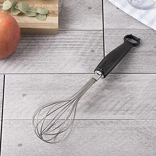 Whisks Small Wire Whisk for Home with Stainless Steel with Resin Handle and Cat-shaped Hanging Hole