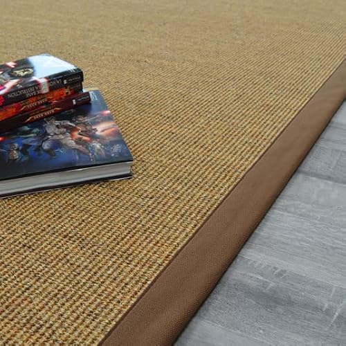 Decoweb Tapis sisal Yucatan chaume Gan