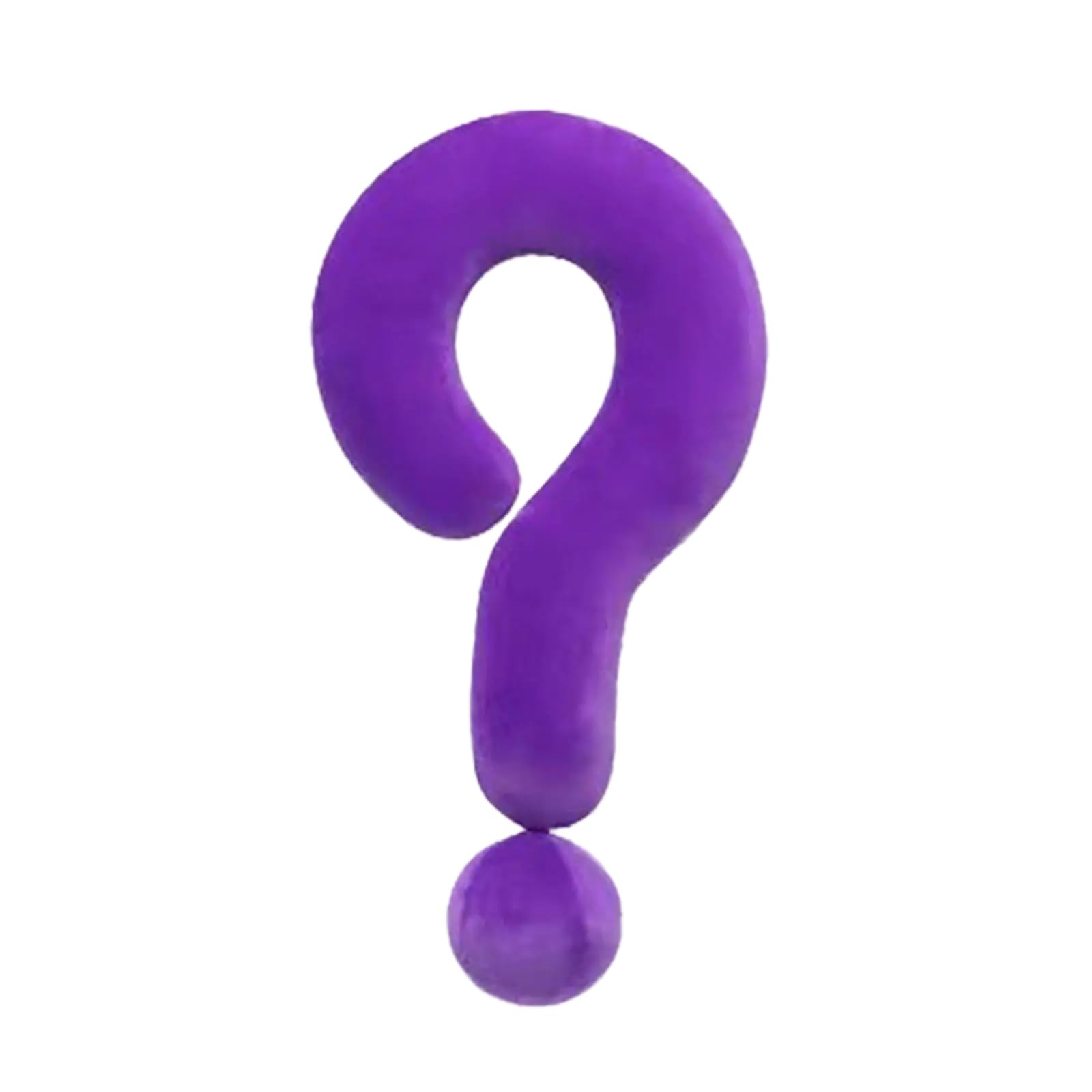 Elnwnnkc J Question Shape Throw Pillows Cotton Cushions Plushes Toy Decoration Birthday Sofa Or Chair Decorative Cushions