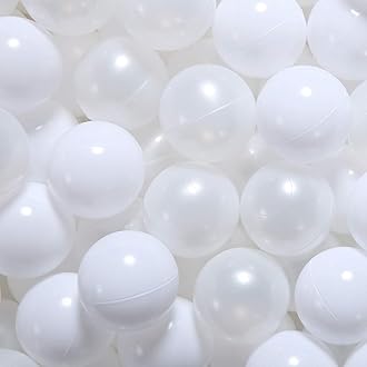 GOGOSO Ball Pit Balls for Toddles, Kids Plastic Balls for BallPit, Pool, Baby Party Accessories, Birthday Decoration 50 100 200 500 1000
