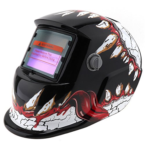 Adjust Solar Power Auto Darkening Tig Mig Grinding Welding Helmets/Face Mask/Electric Welding Mask