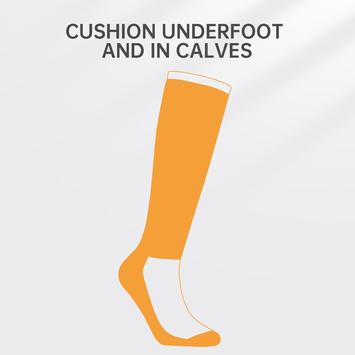 2-Pair Merino Wool Snowboard Socks, Made in USA Midweight with Full Cushion, OTC Ski Socks for Men Women (Loveland) - Image 5