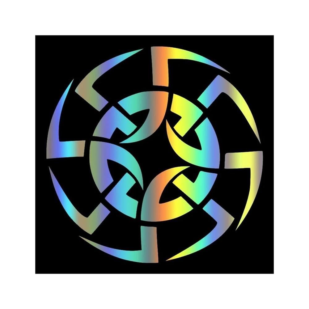 Car Sticker Vinyl Decal Car Auto Stickers for Car Bumper Window Car Decorations(Laser,15x15cm)
