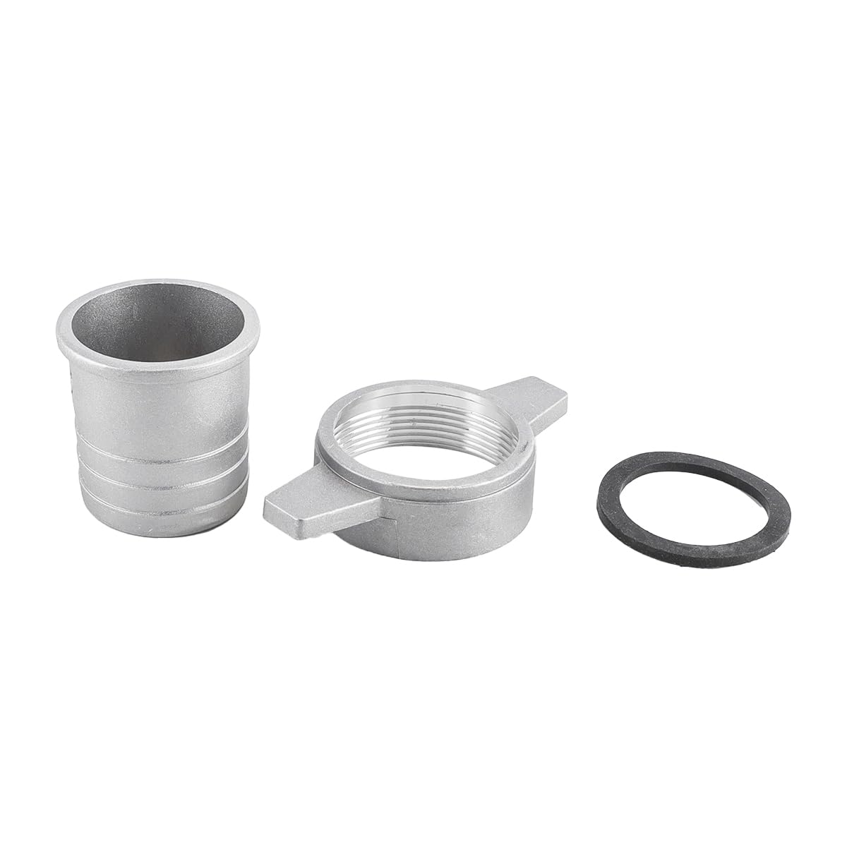 Alide 2 Inch Aluminum Pipe Connector Wrench with Rubber Gasket, Water Pump Hose Fitting, for 2 Inch Aluminum Tube