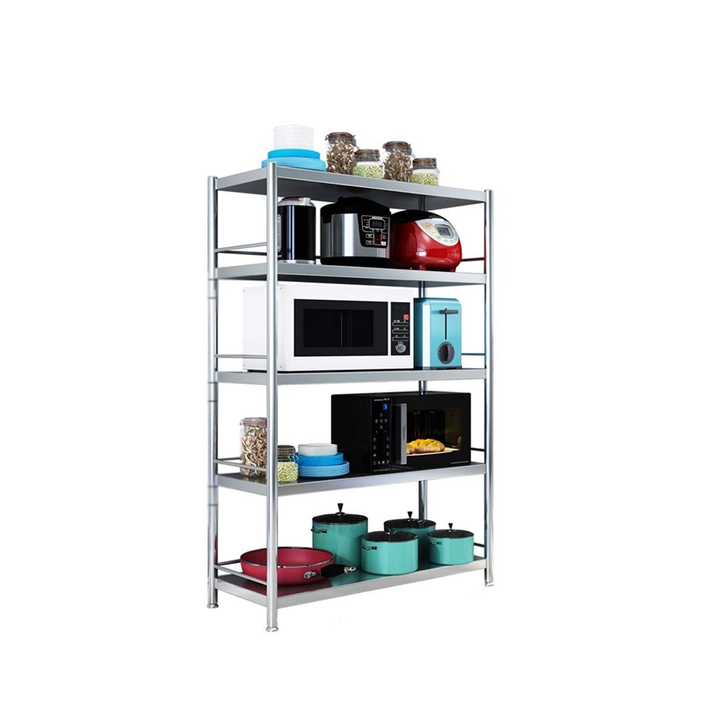 Liudan Rack Organizer 5 Layers Kitchen Multifunction Stainless Steel Floor Rack Microwave Rack Storage Rack Oven Rack a variety of sizes are available Organi