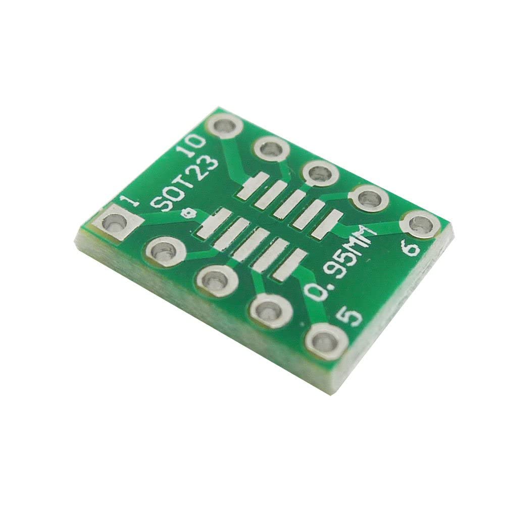 50 Pezzi Adattatore Piastra SOT23 MSOP 10 UMAX Turn Dip 10 Piastra di Adattamento 0,5mm 0,95mm Pitch
