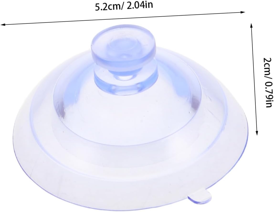 VICASKY Small Mushroom Head Suction Cups with Enhanced Stability and No Damage Installation 30 Pcs Made of PVC for Kitchen and Window Organization