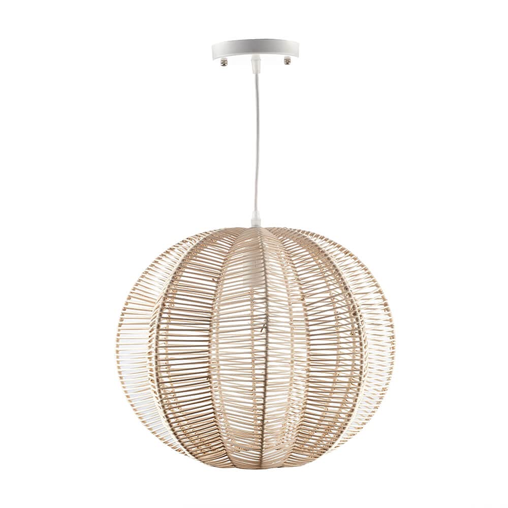 Buy Wicker Rattan Pendant Ceiling Light Lampshade Retro Boho Scandi Inspired