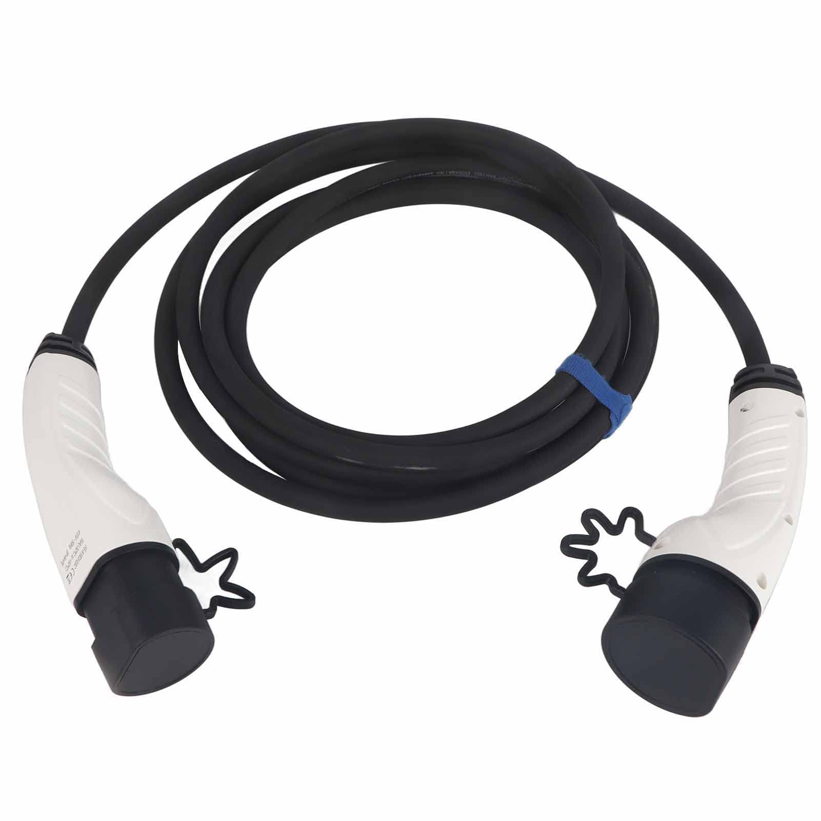 Kabel do ładowania Pojazdu Elektrycznego 415 V, 11 KW, 5 M, Wtyczka Samochodu Elektrycznego Typu 2, ładowarka o Dużej Wytrzymałości z Certyfikatem CE TUV UKCA, Idealna do Pojazdów Marki