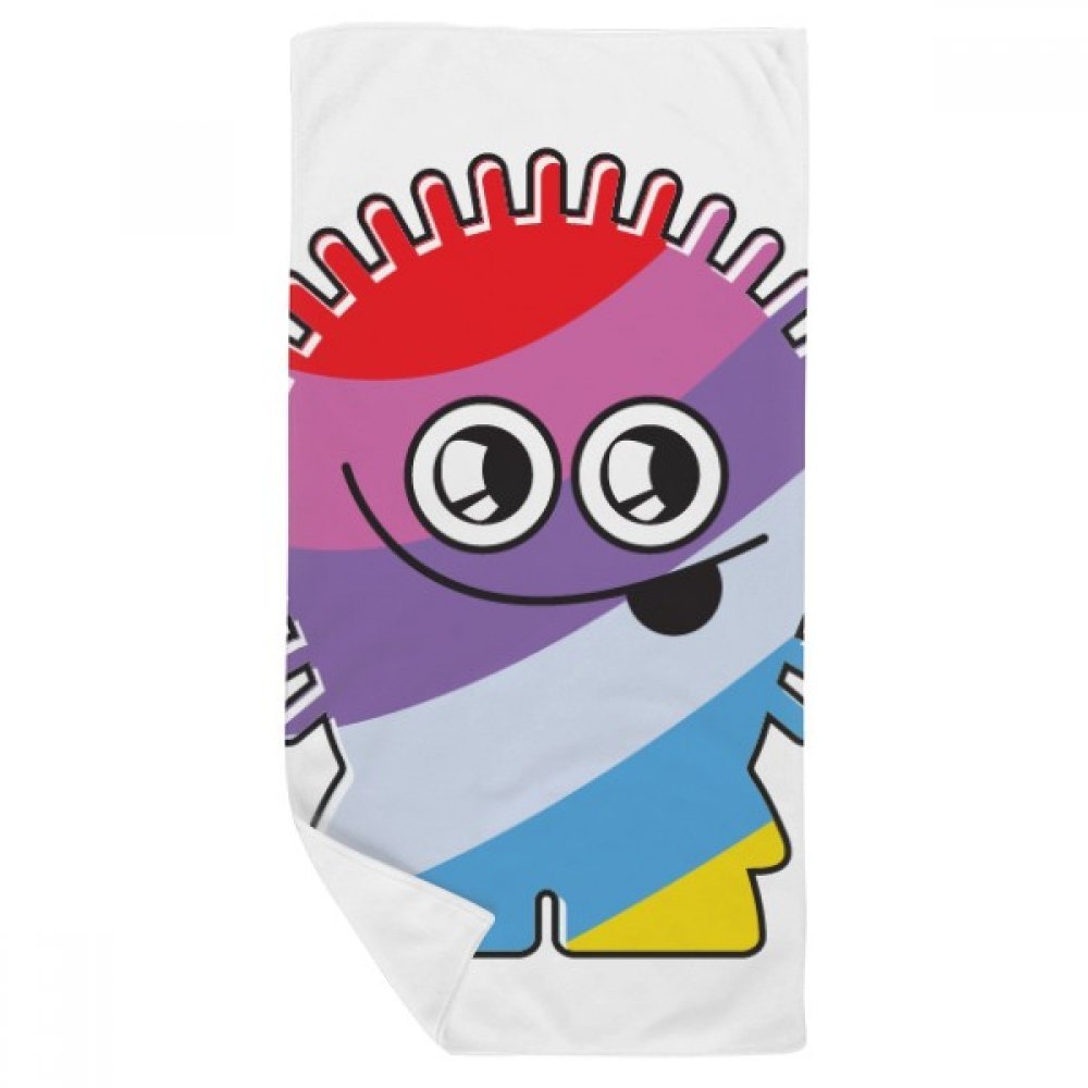 Serviette de bain alien 35x70cm fini les tissus rudes après la douche