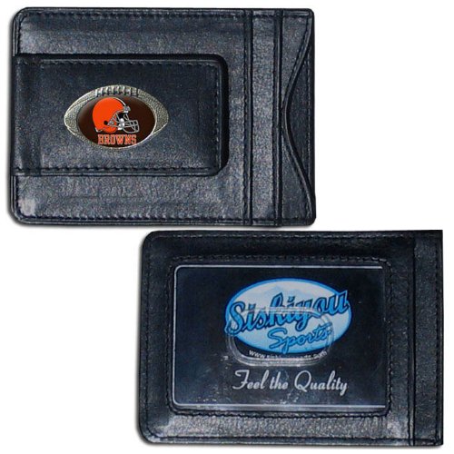 Image of NFL Leather Money Clip Cardholder