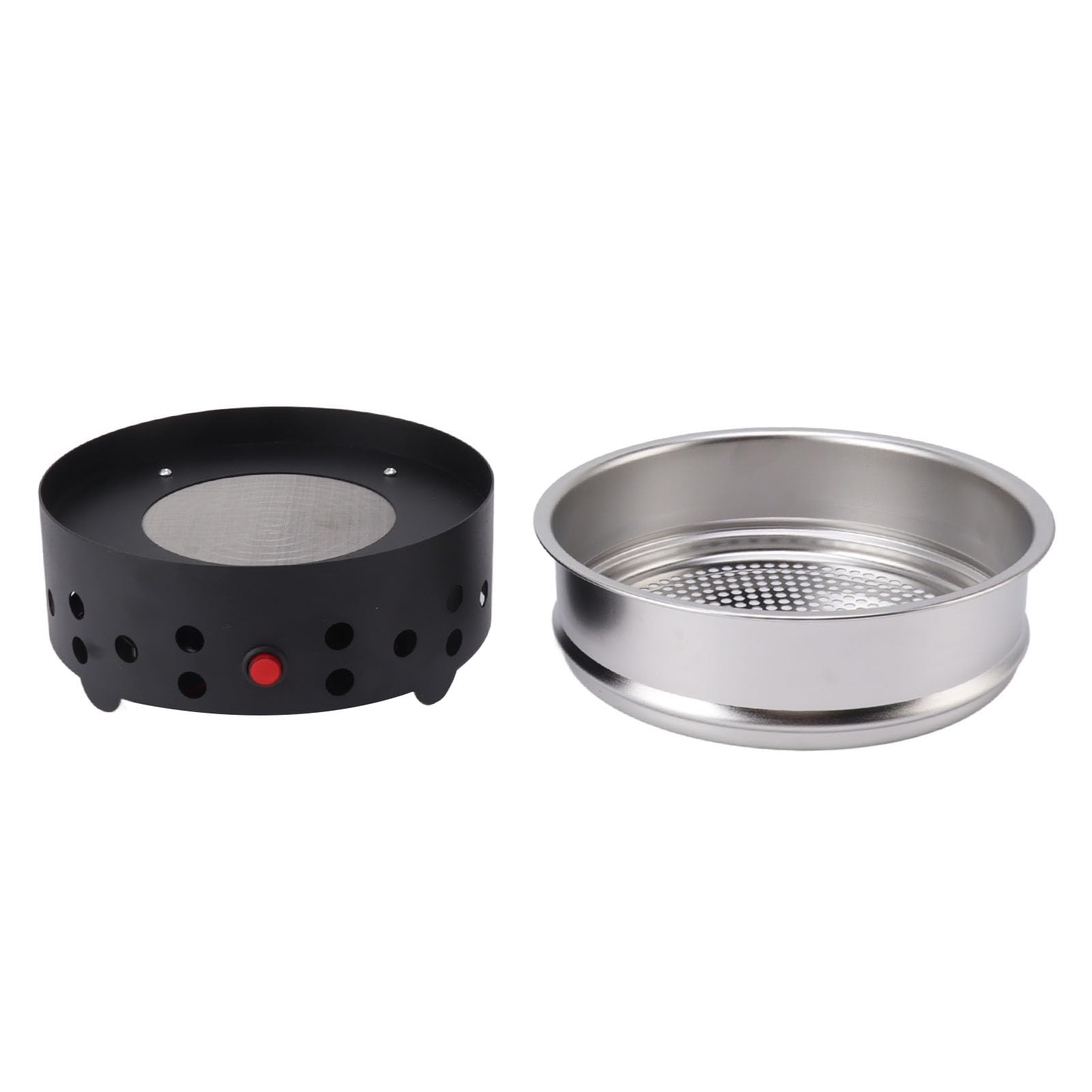 Enfriador de granos de café eléctrico, máquina de enfriamiento de tostado de acero inoxidable, orificio de tamiz de 5mm para tostar café en casa